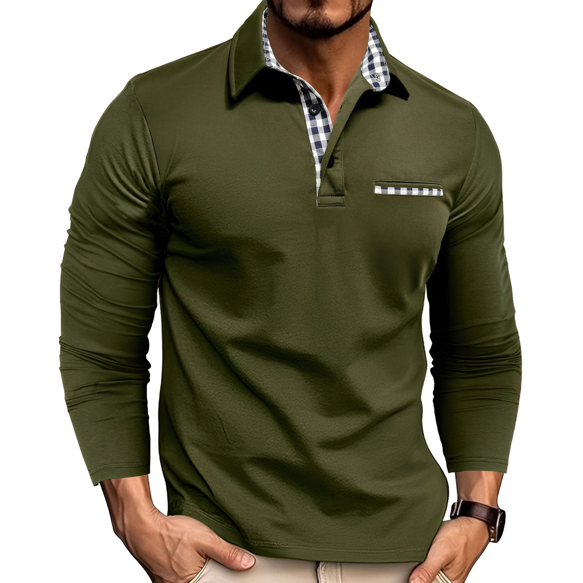 Jimmy - Warm and casual long-sleeve shirt