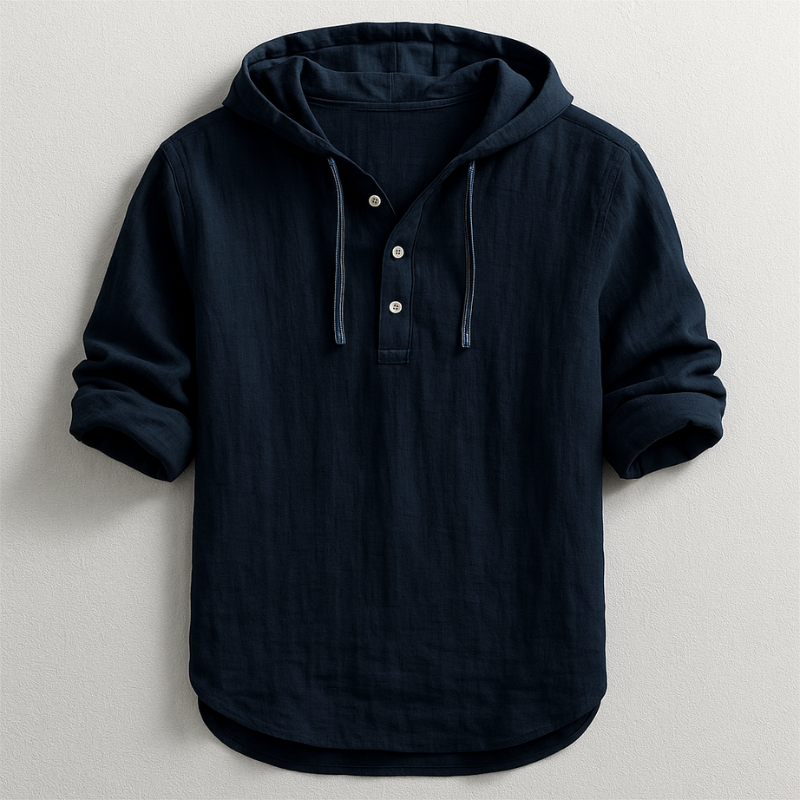 LUXURY MEN'S HOODED SHIRT