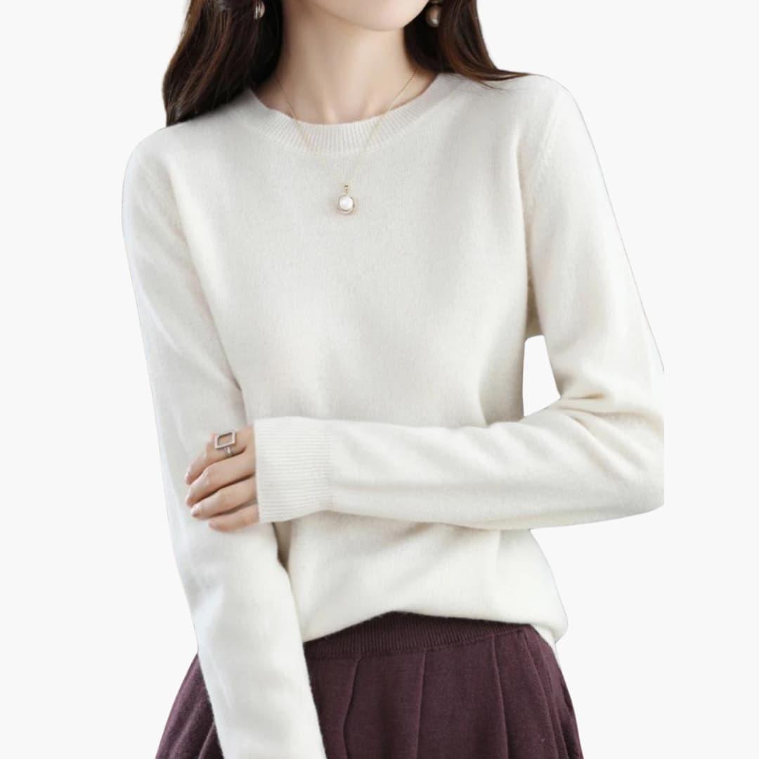 Persephone | Chunky Knit Round Neckline Sweater