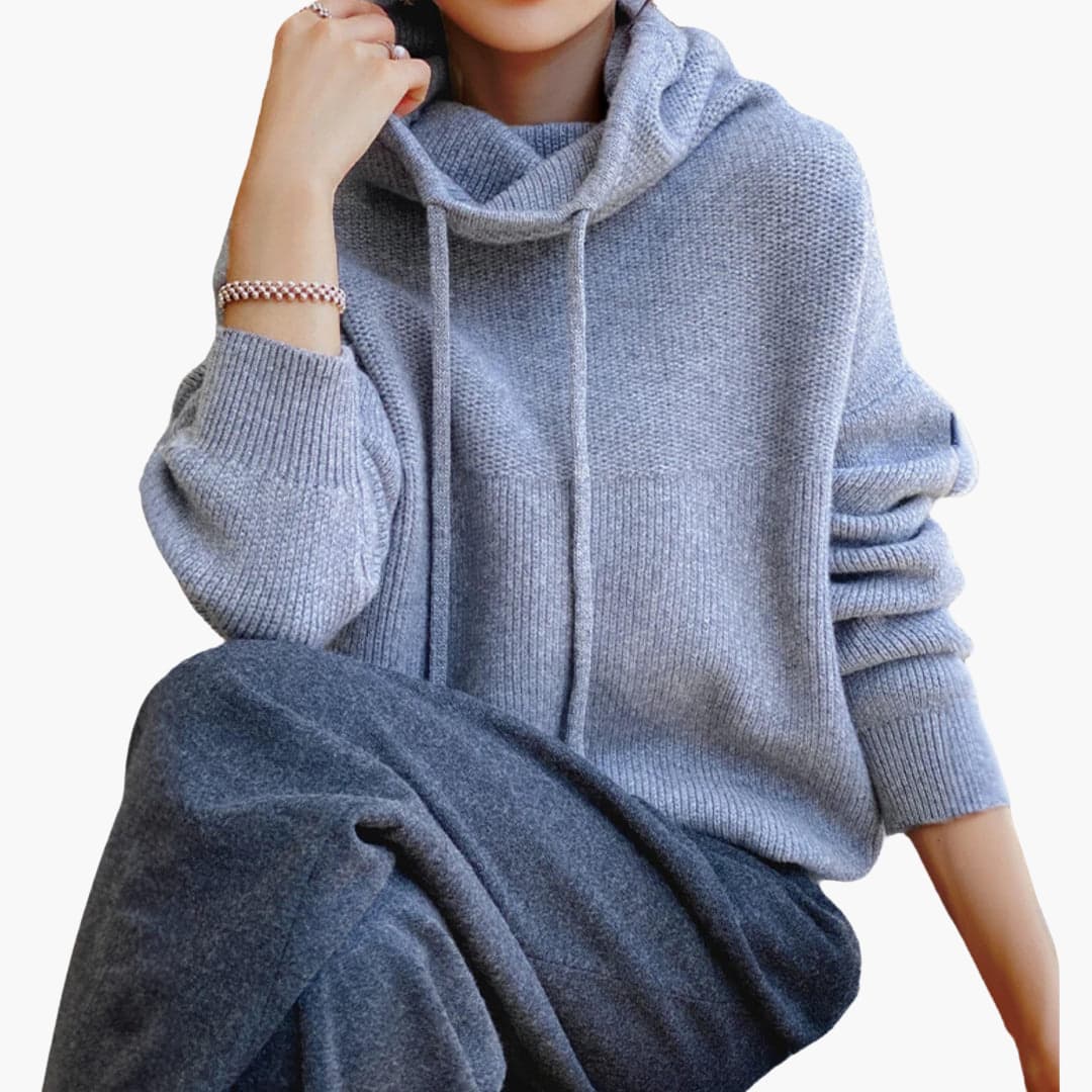 Ulrike | Drawstring Detail Turtleneck Sweater