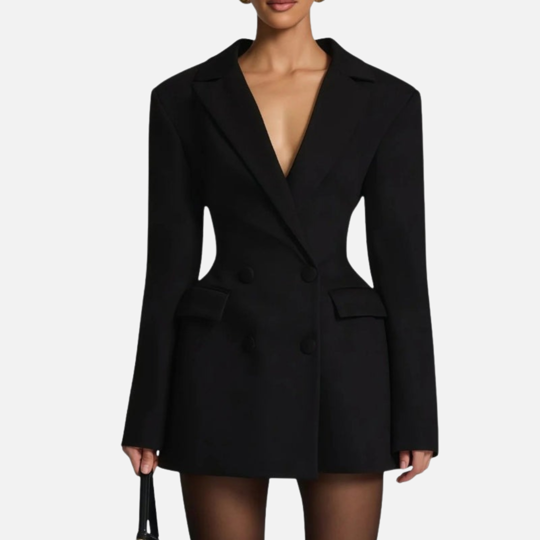 Women’s Tailored Blazer Dress – Elegant Mini Dress