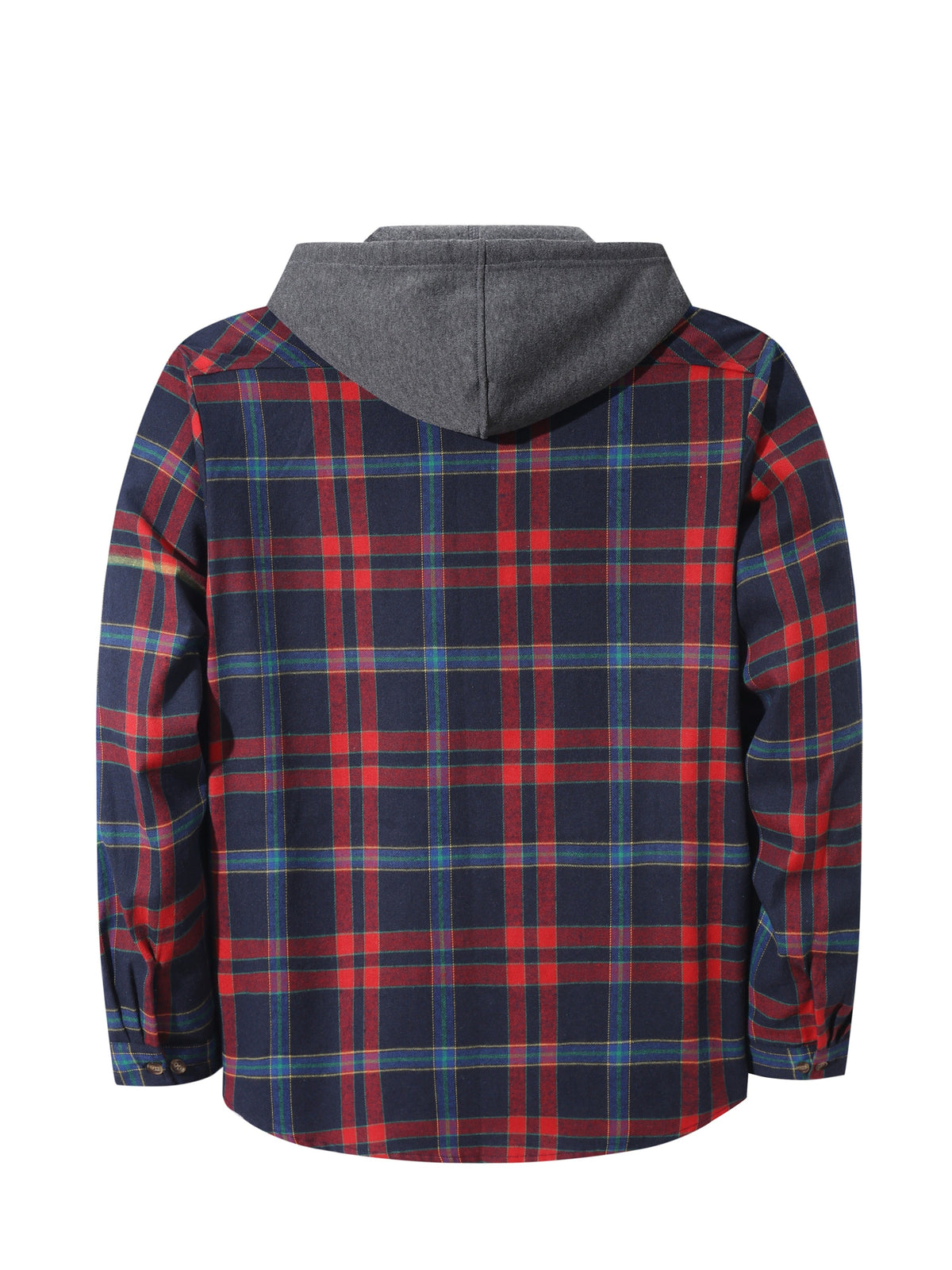 Braxton | Checked Hooded Shirt