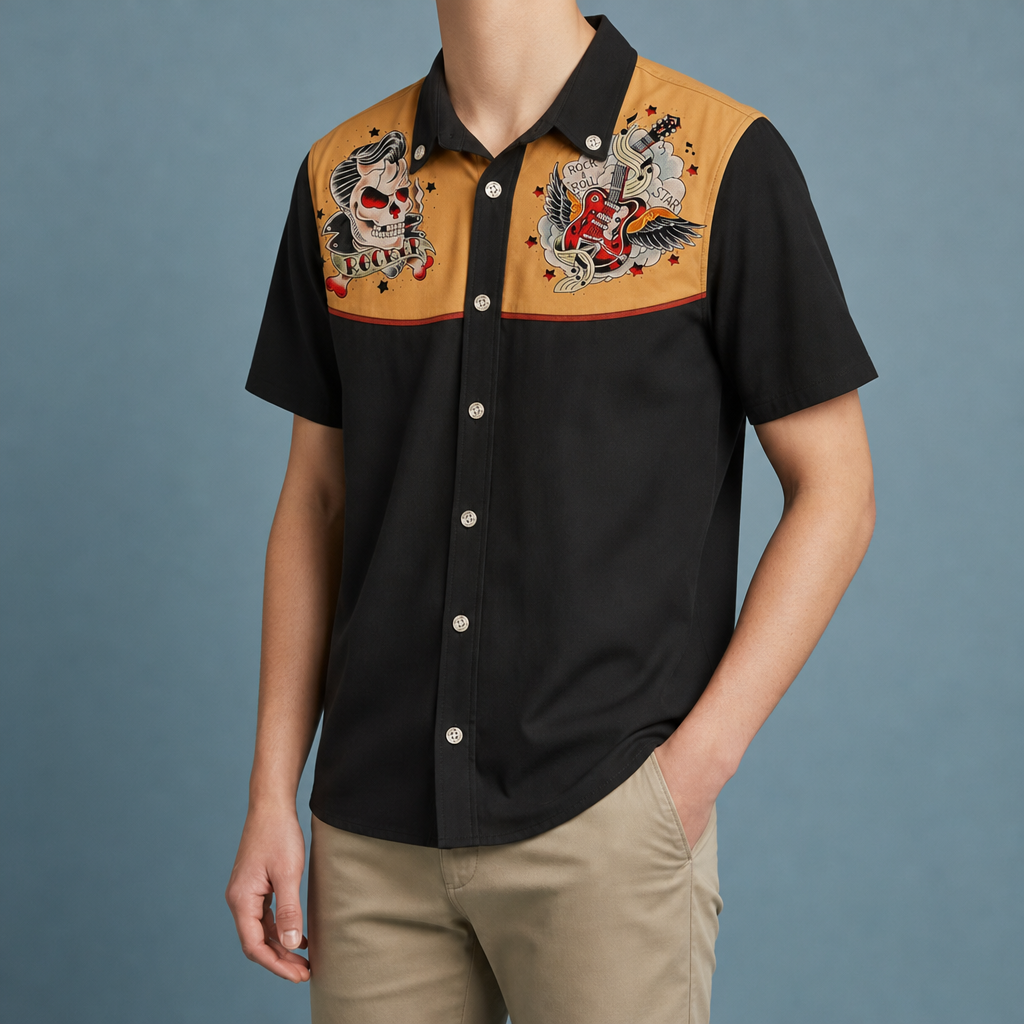 Palamos Astronaut Cowboy Western Shirt