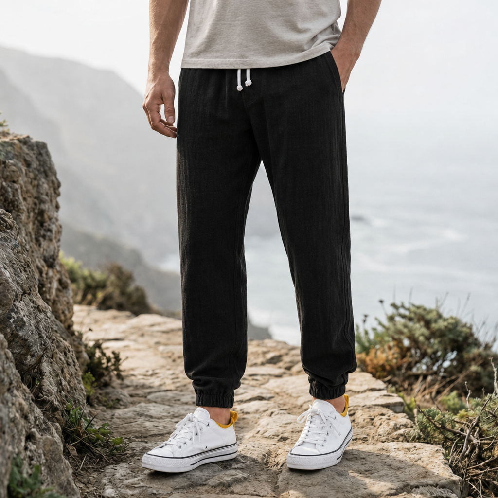 Imperia Linen Jogger Trousers
