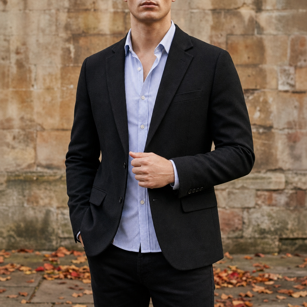 Rivello Slim Fit Knit Blazer