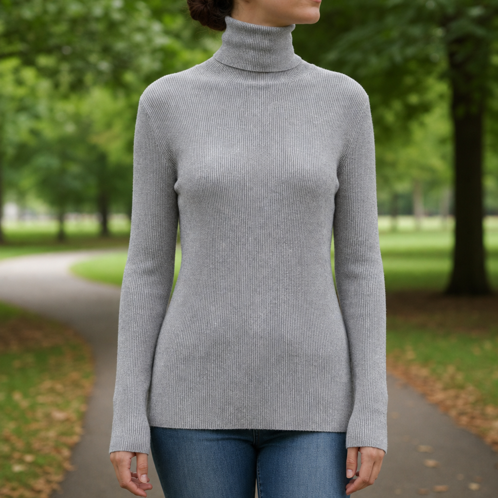 Capri Cashmere Turtleneck Sweater