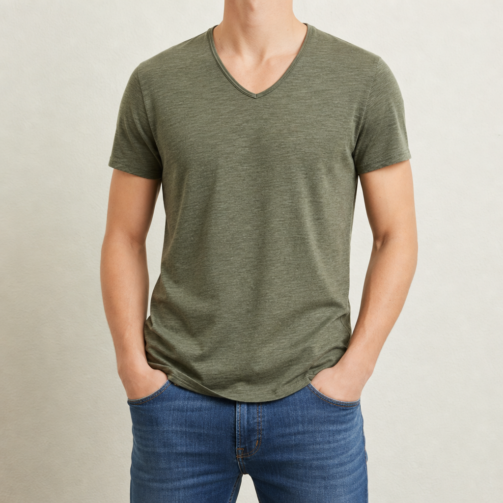 Modica Slim Fit V-Neck Tee
