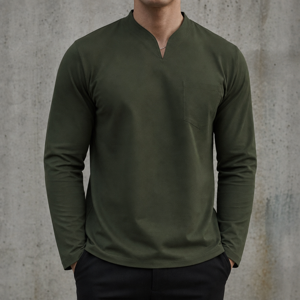 Tropea V-Neck Long Sleeve Tee