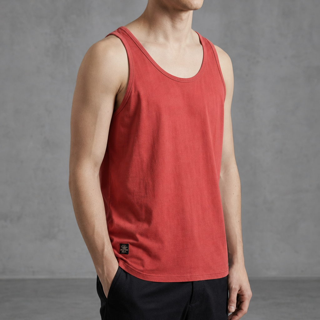 Omodos Cotton Scoop Neck Tank