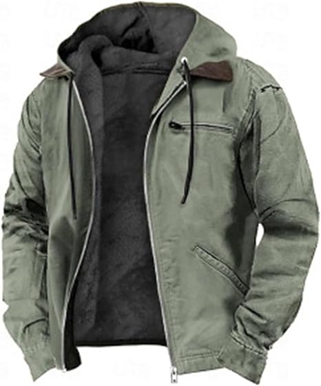 MEN'S AUTUMN HOODED JACKET