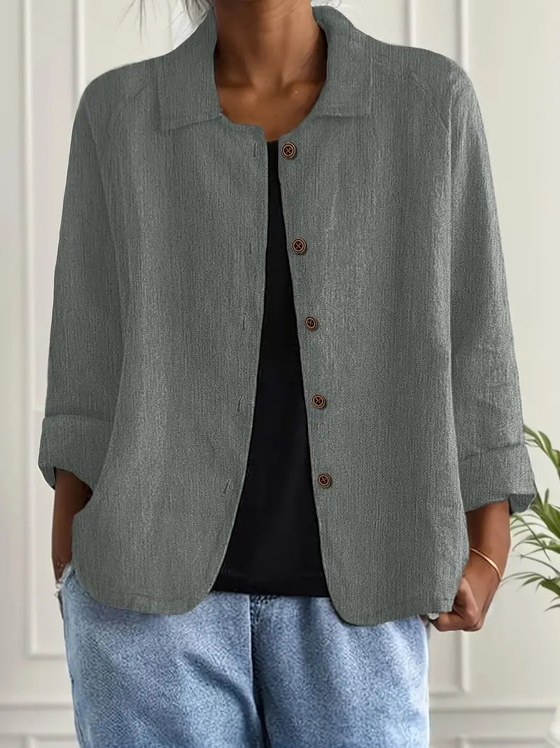 Ada | Field Button-Front Lightweight Shacket