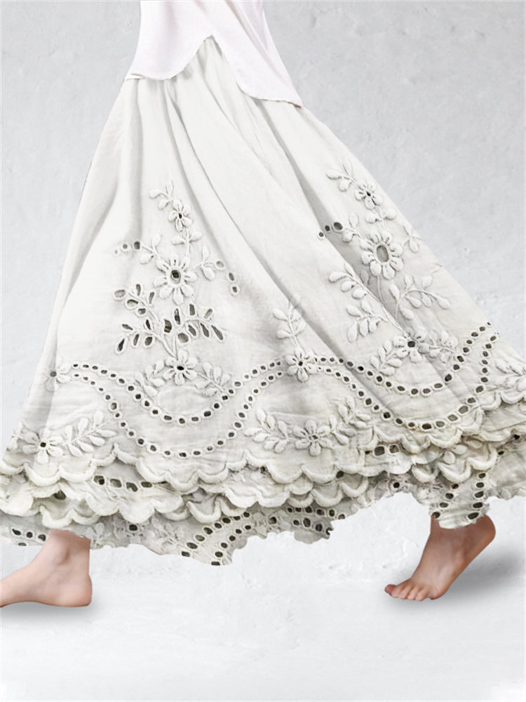 Luna™ - Boho Printed Skirt