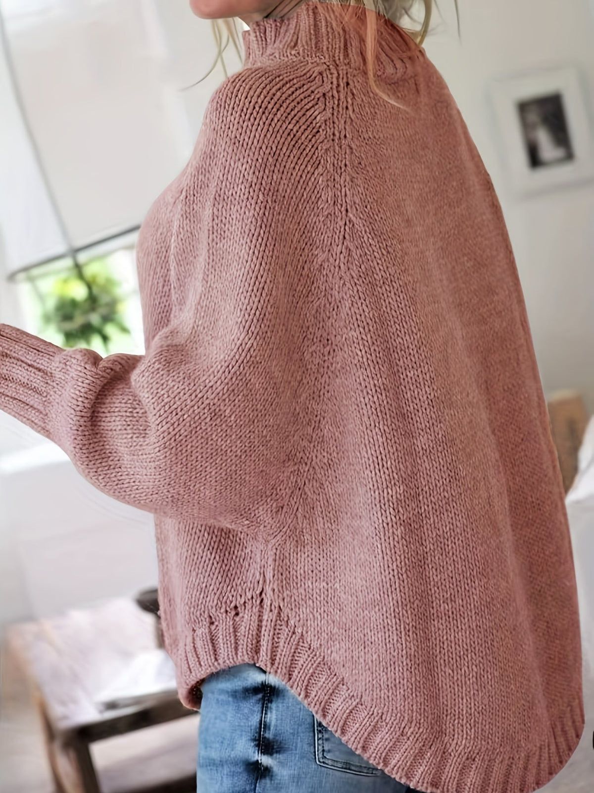 Gwendolyn | Cable Knit High Neck Winter Turtleneck Sweater