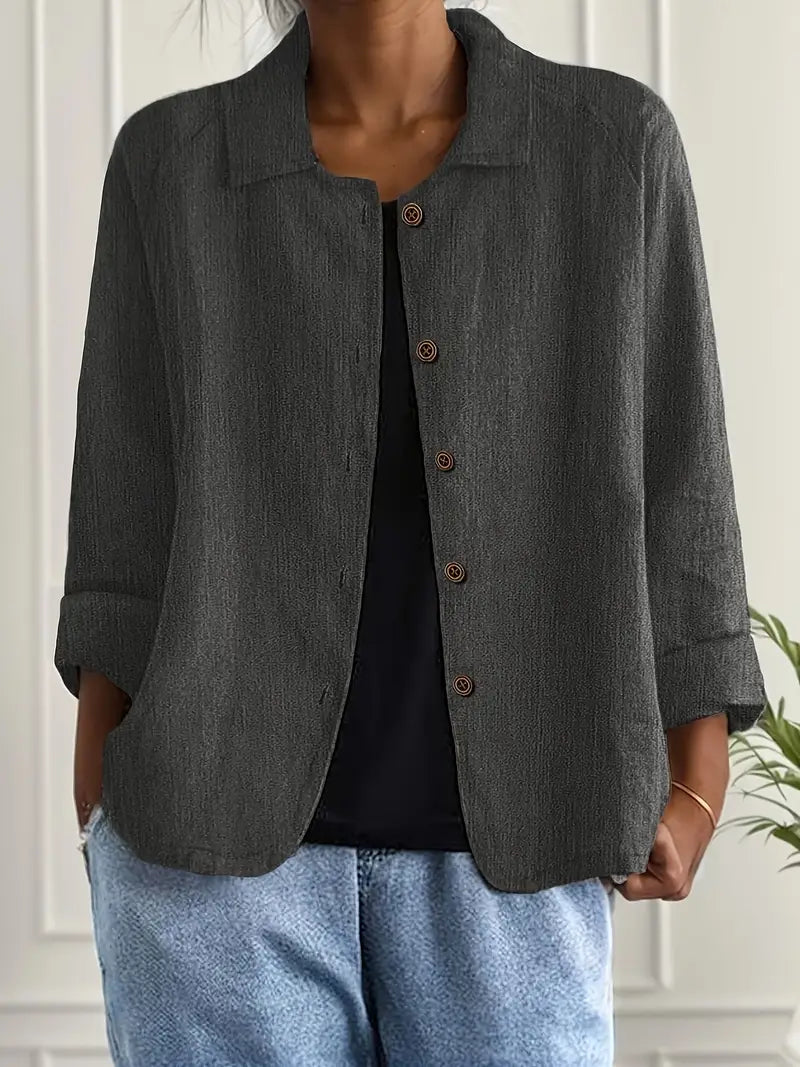 Ada | Field Button-Front Lightweight Shacket