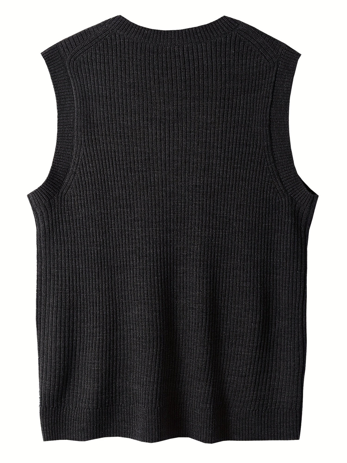 Men’s Black V-Neck Sweater Vest