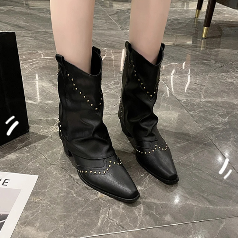 Winnifred | Low Heel Ankle Boots