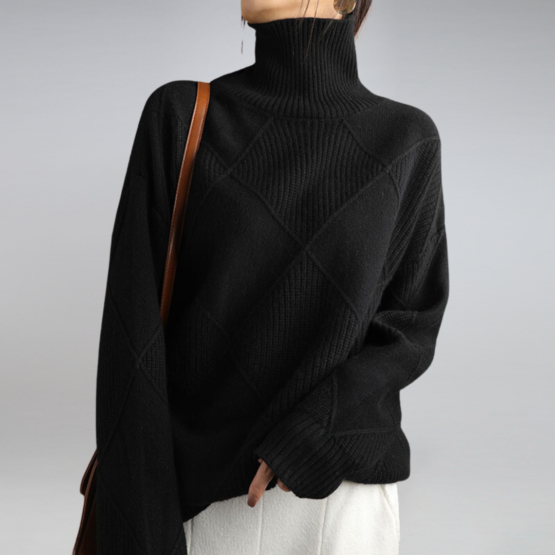 Camille - Stylish and warm turtleneck sweater