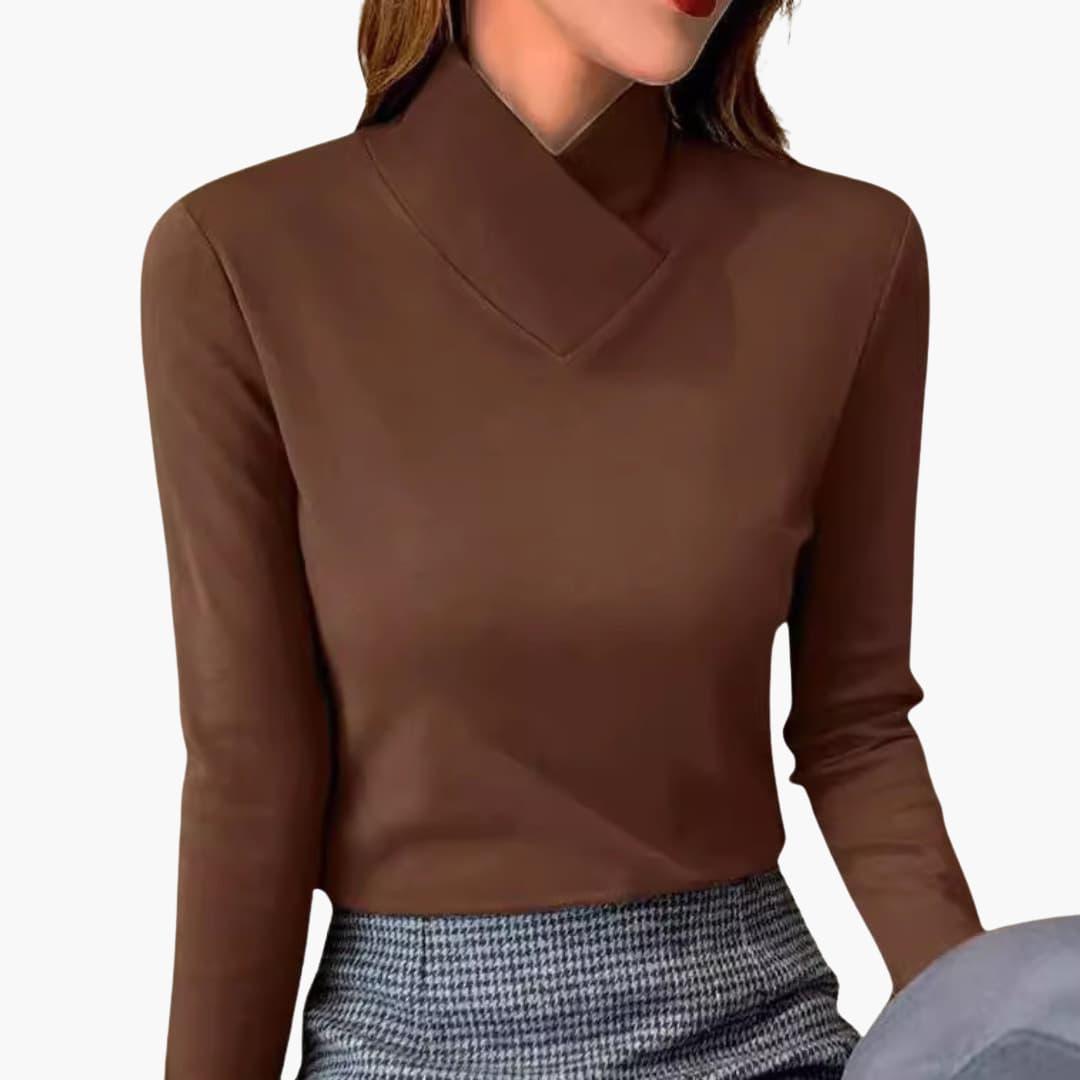 Liora | High-Collar Sweater