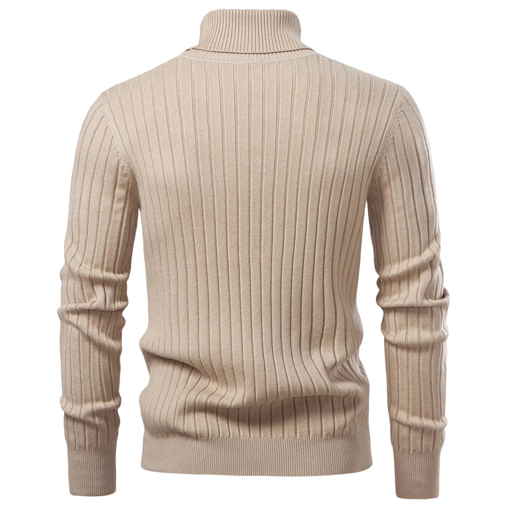 Dalton Ribbed Knit Turtleneck