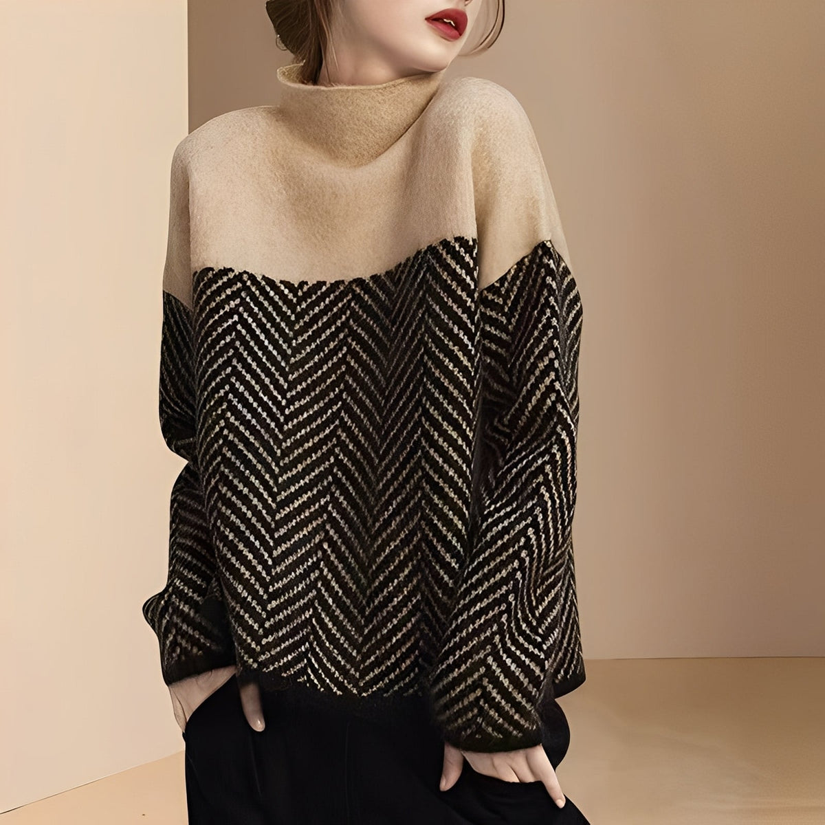 Maryann - Stylish and cozy turtleneck sweater