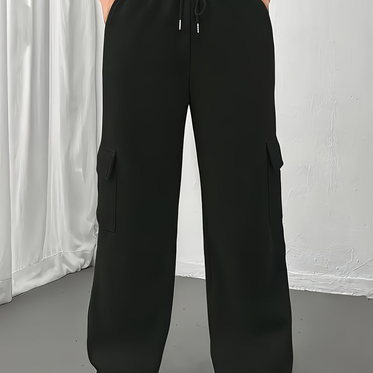 Nina | Cargo Pocket Sweatpants Joggers