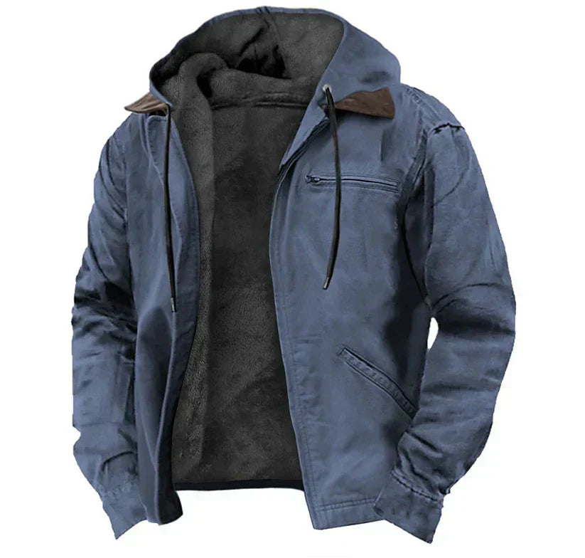 MEN'S AUTUMN HOODED JACKET