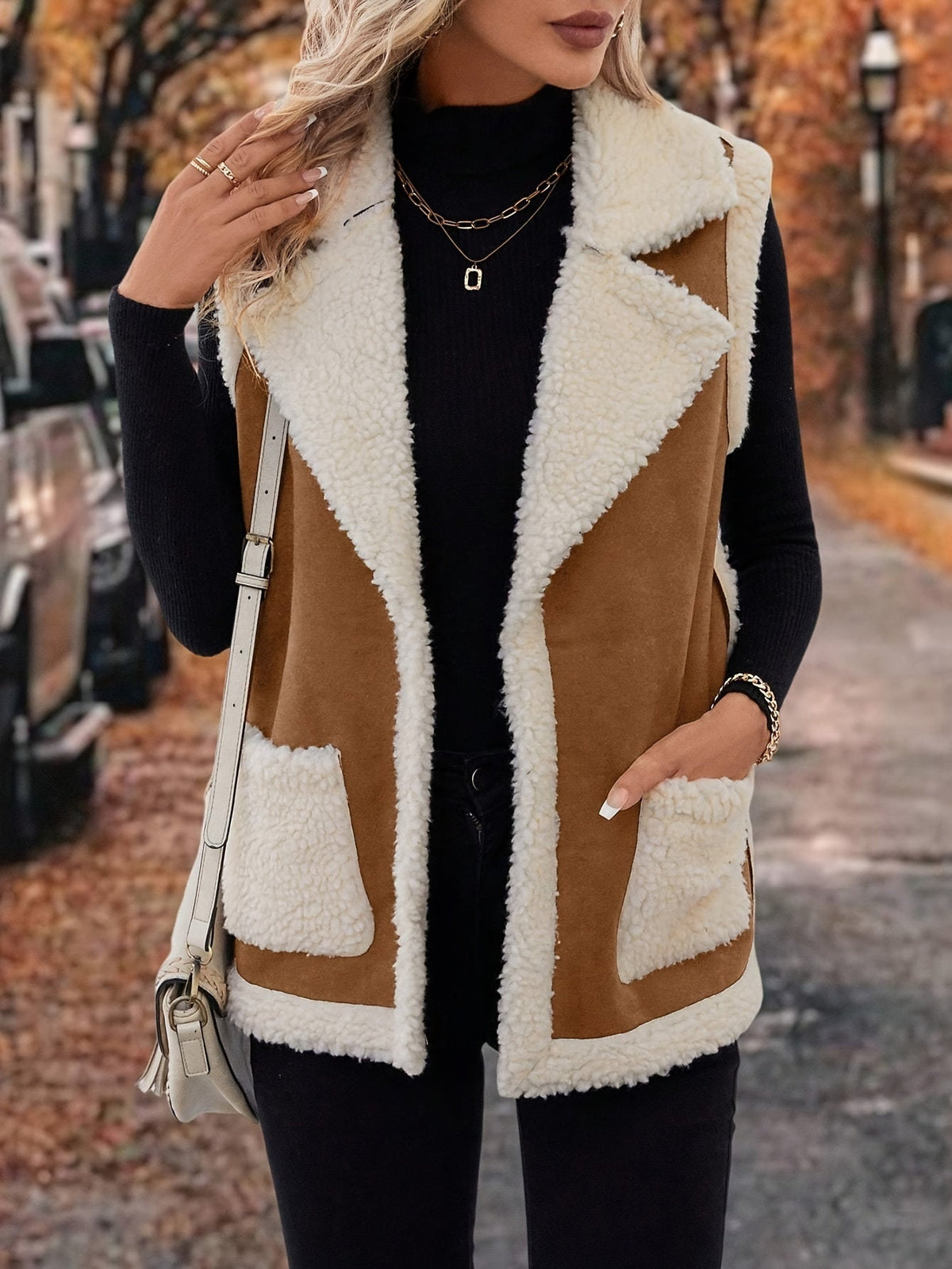 Sylvie | Warm Lapel Collar Winter Vest