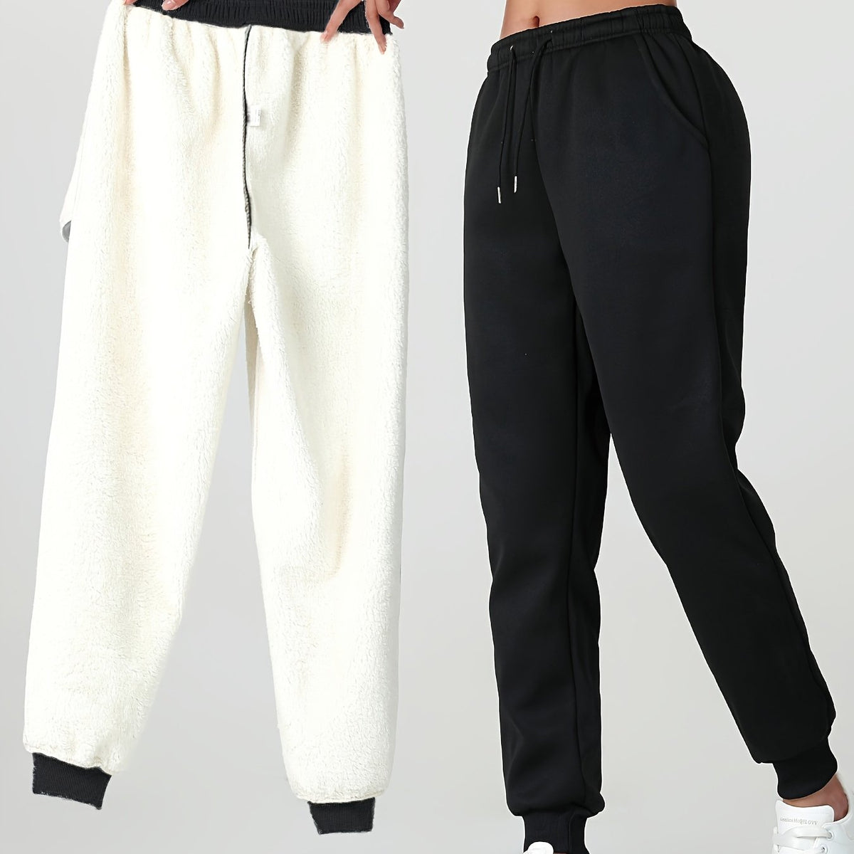 Fiona | Lined Cuffed Warm Winter Sweatpants Joggers