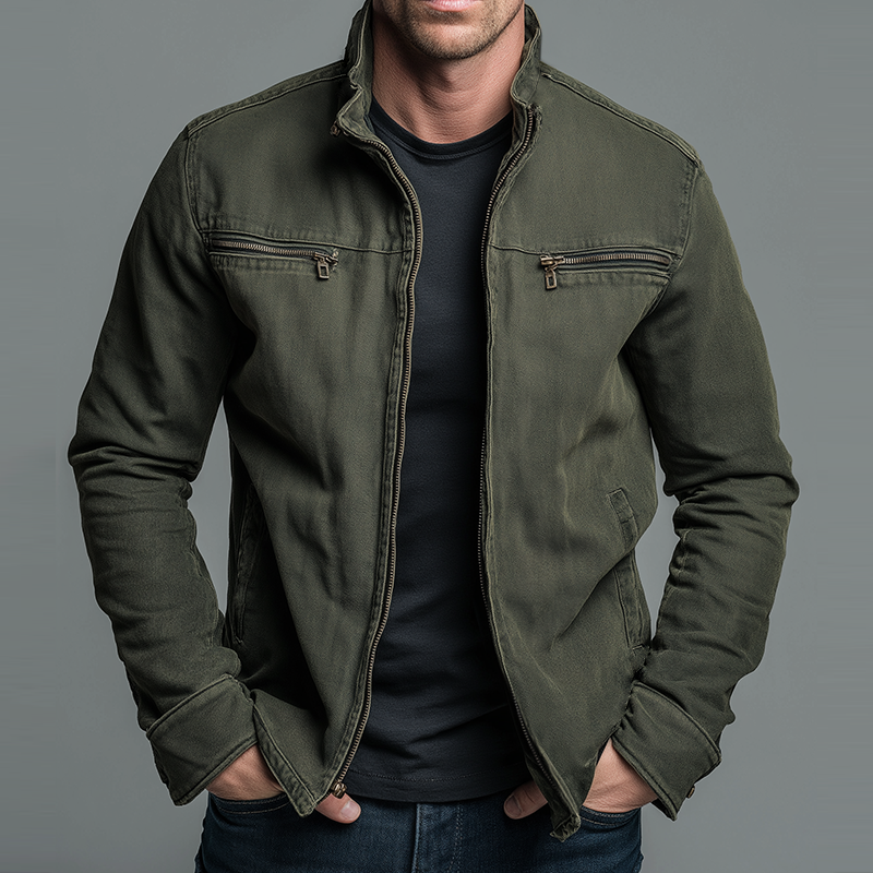 VINTAGE COTTON JACKET FOR MEN