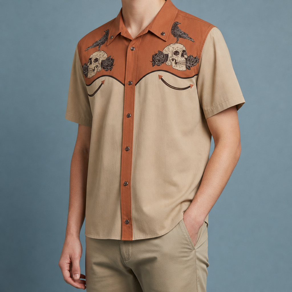 Palamos Astronaut Cowboy Western Shirt