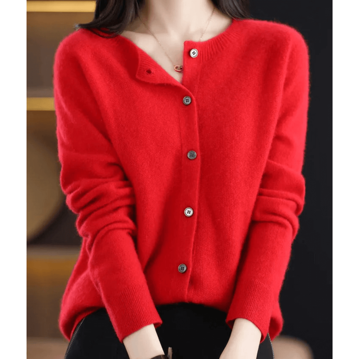 Livia Blend V-Neck Cardigan