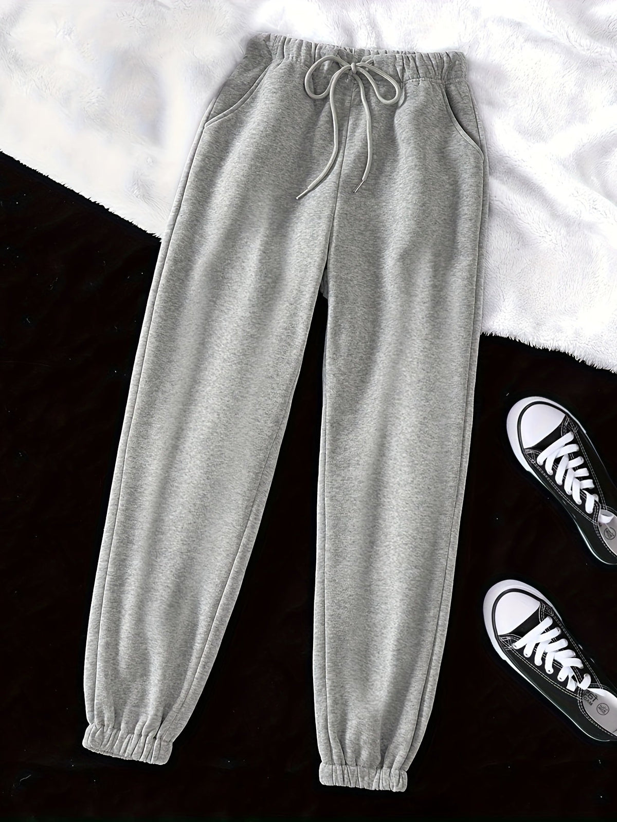 Frances | Relaxed Drawstring Lounge Sweatpants Joggers
