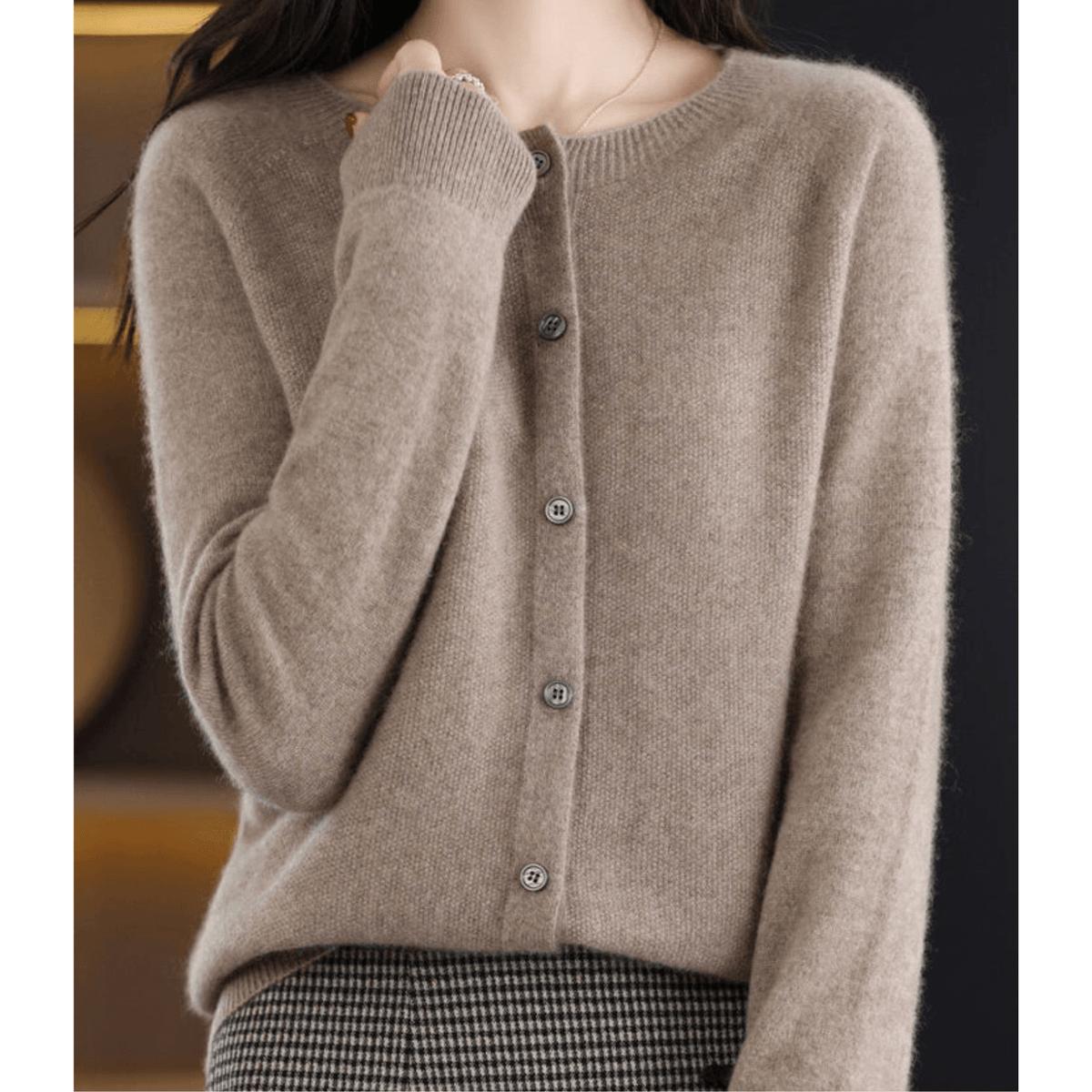 Livia Blend V-Neck Cardigan