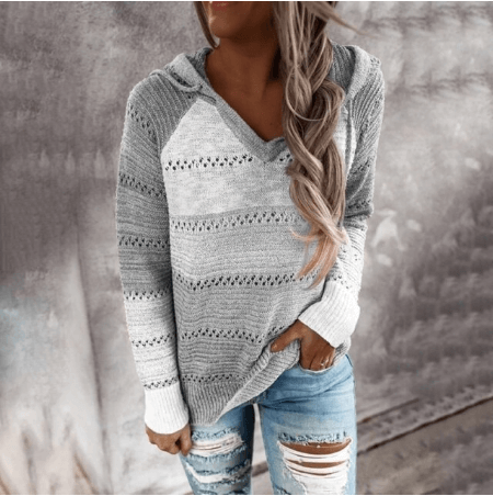 Women’s Striped Knit Sweater