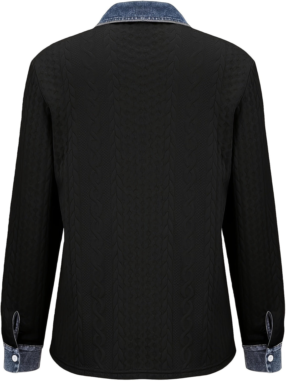 Greta | Textured Button-Up Shirt