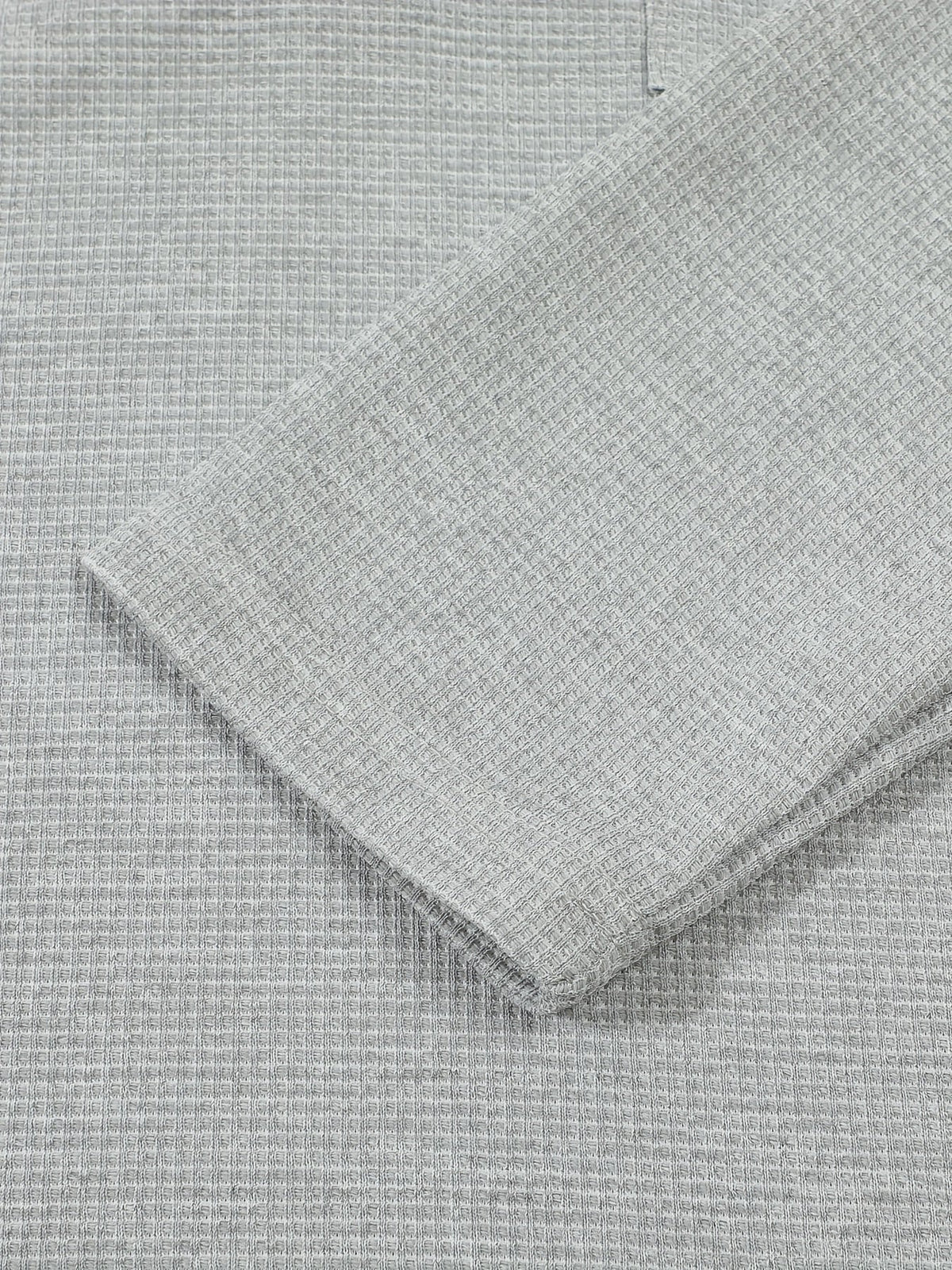 Jonathan | Textured Long Sleeve Henley Shirt