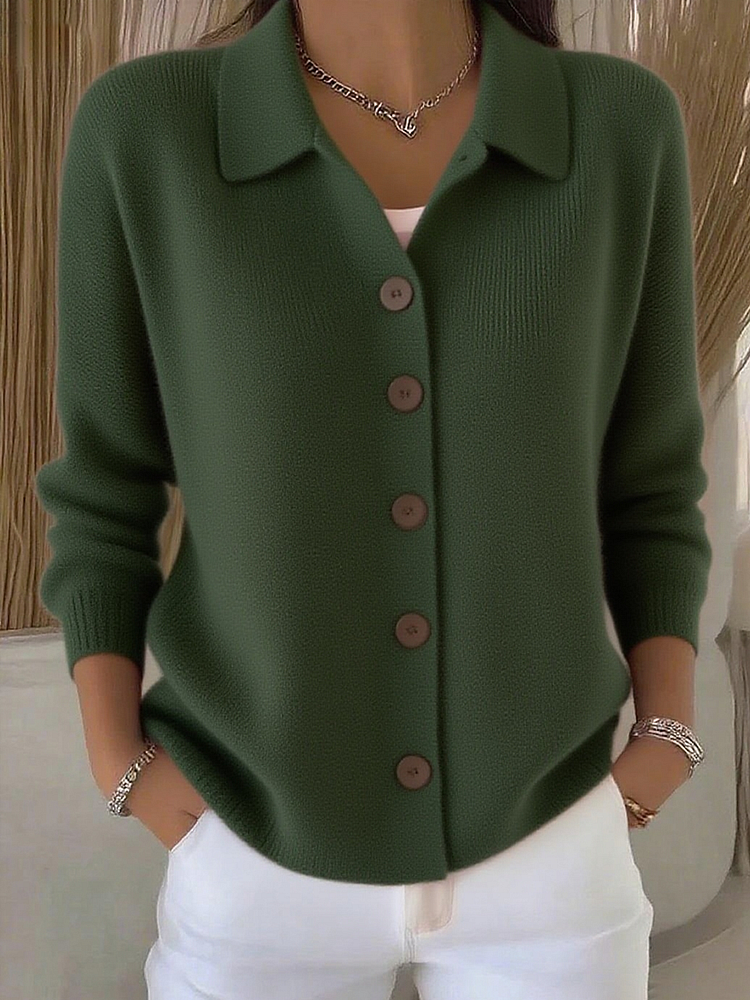 Women's Button-Up Cardigan | Soft Knit Autumn Sweater
