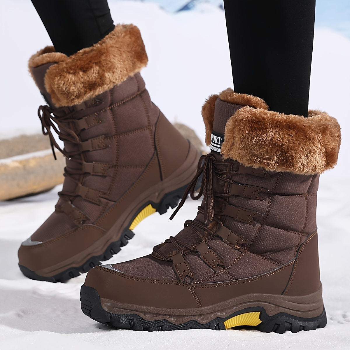 Lavinia | Women's Lace-Up Platform Boots for Standing All Day
