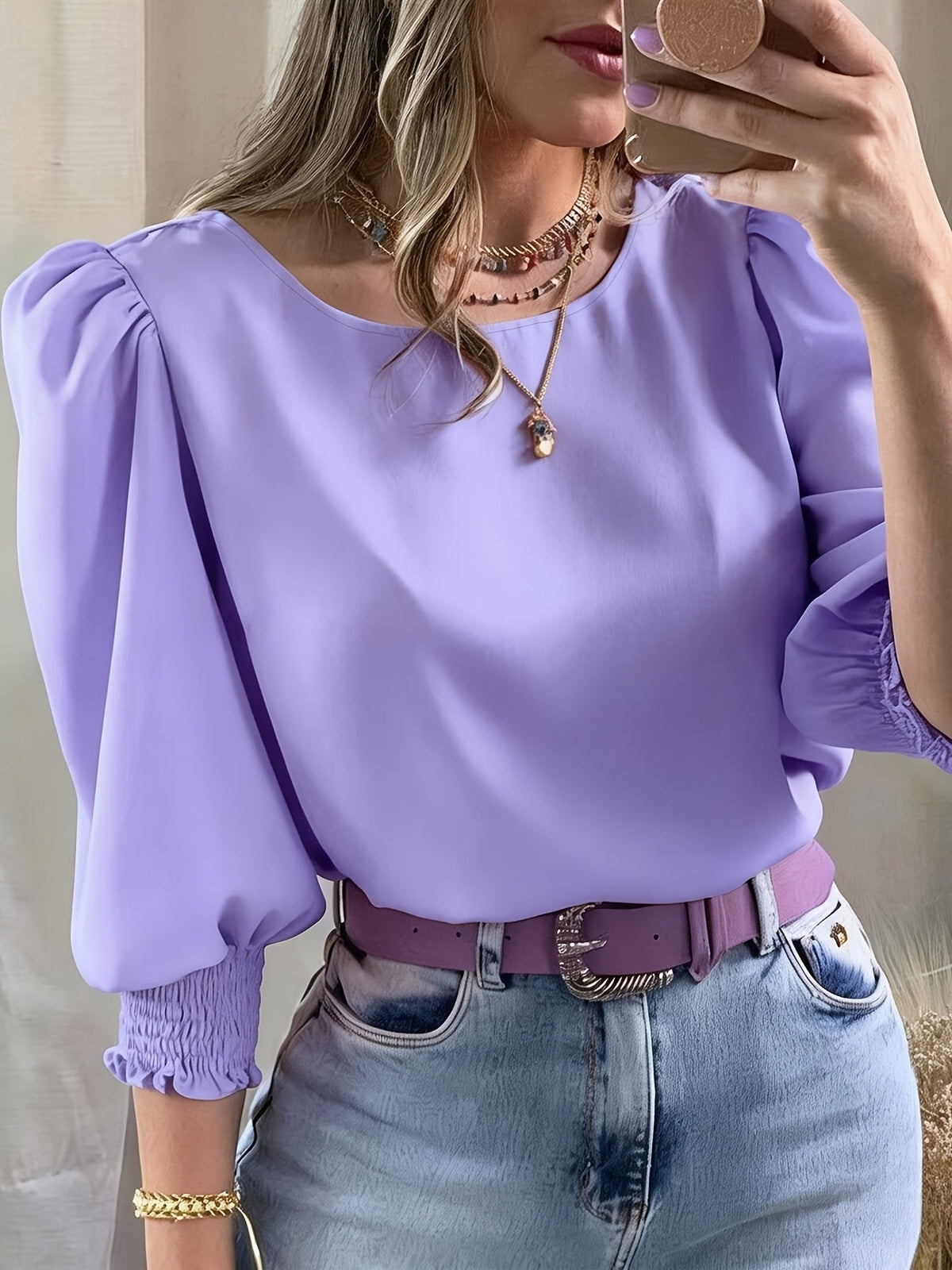 Ellen | Puff Sleeve Blouse