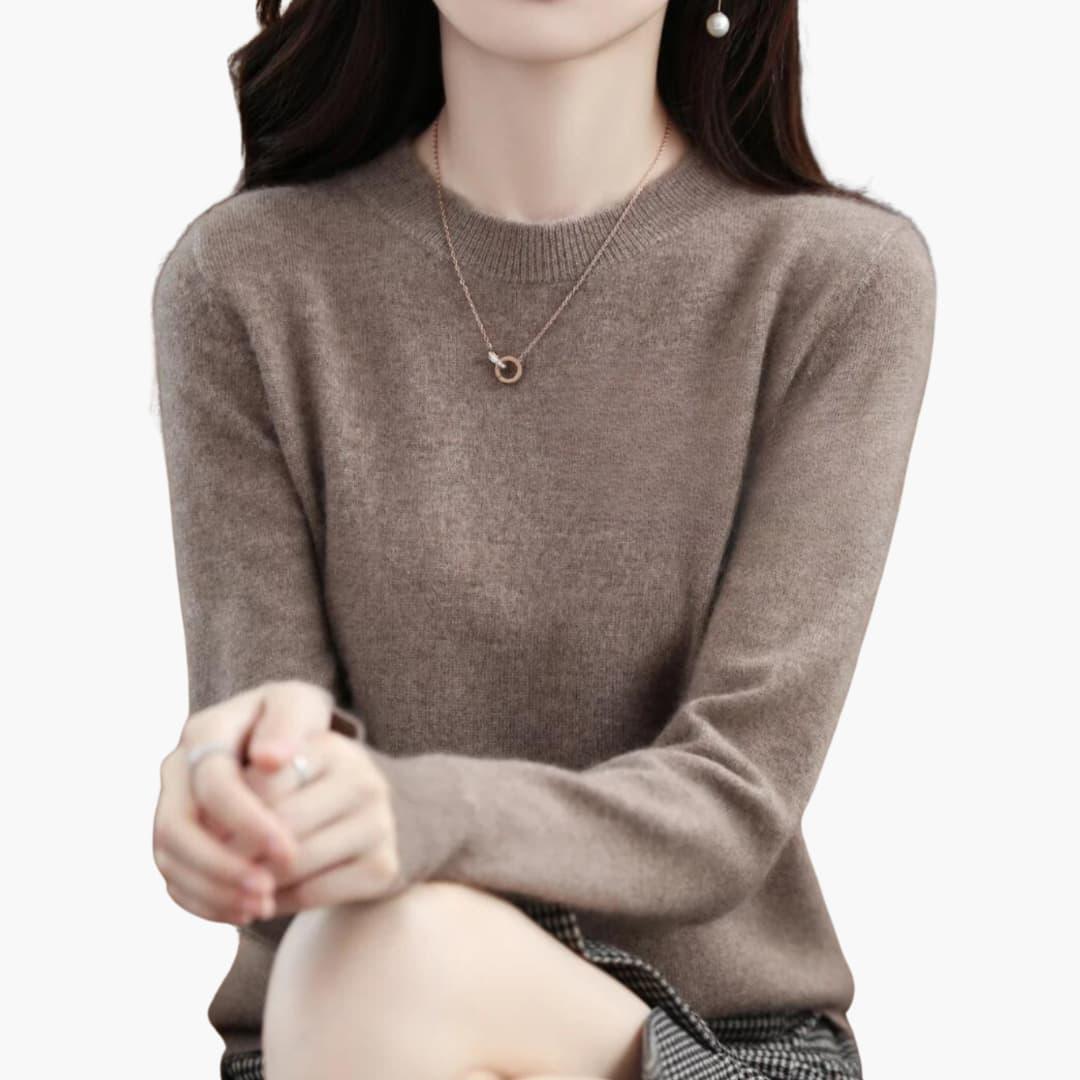Persephone | Chunky Knit Round Neckline Sweater