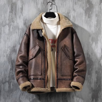Men's Fleece-Lined Casual Jacket | Hunter