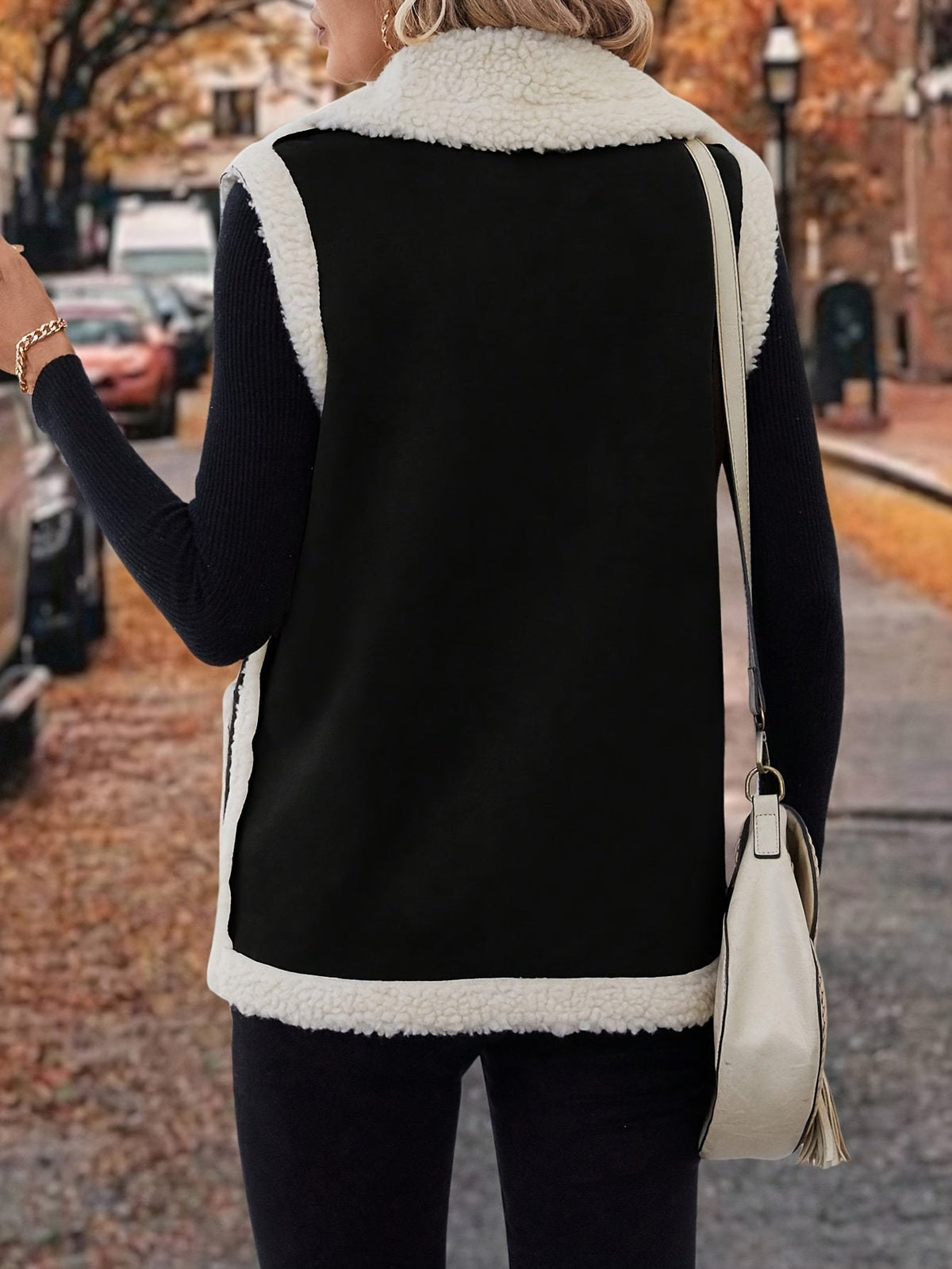 Sylvie | Warm Lapel Collar Winter Vest