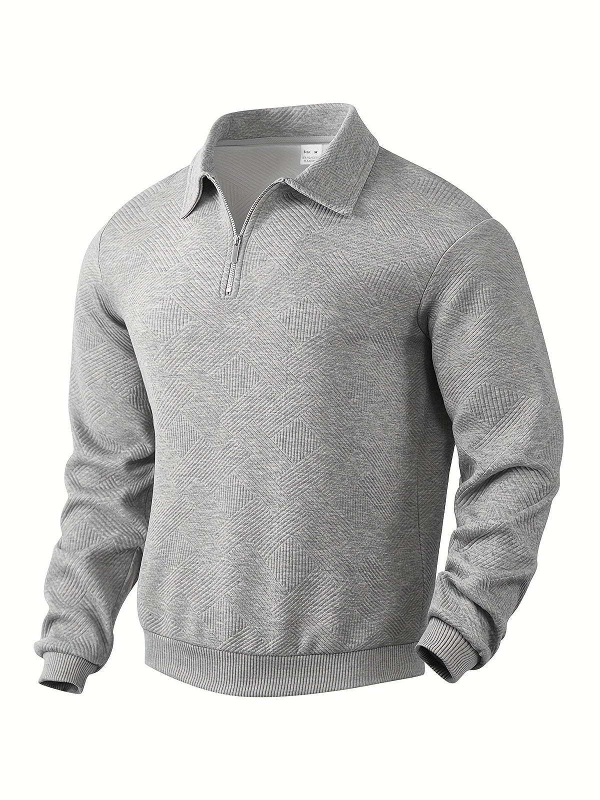 GEOMETRIC KNIT PULLOVER FOR MEN