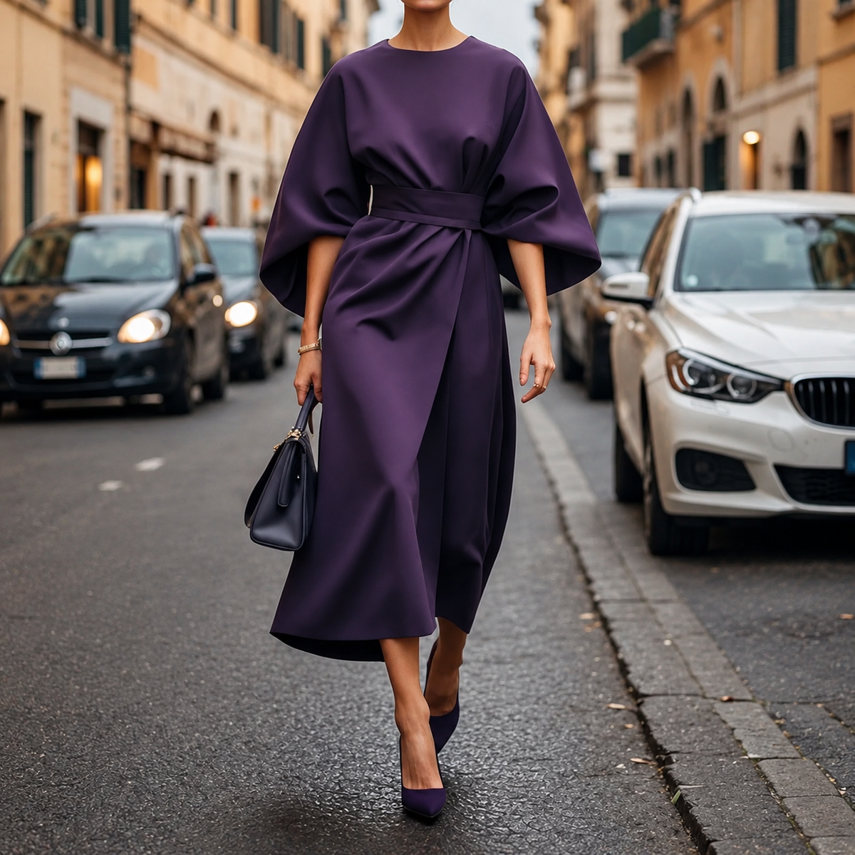 Clare - Maxi Dress with Waist Cord