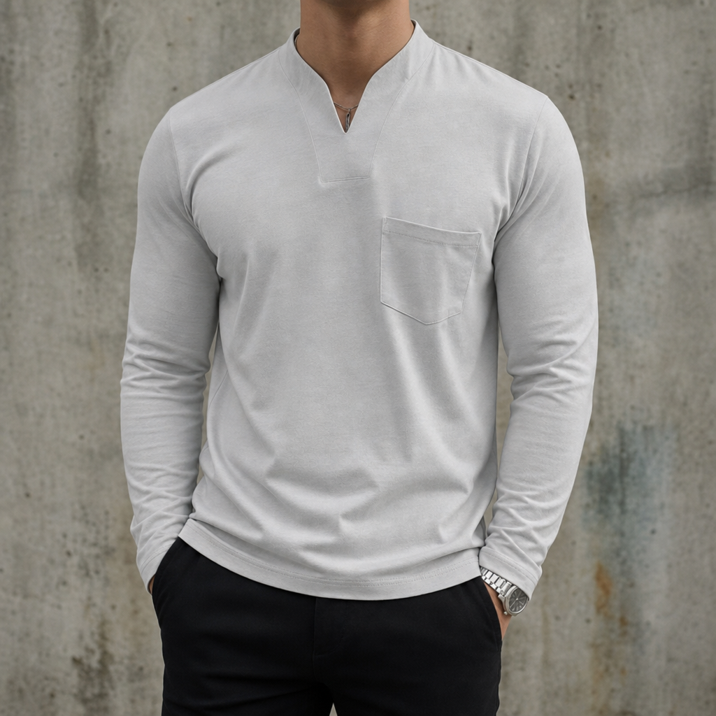 Tropea V-Neck Long Sleeve Tee