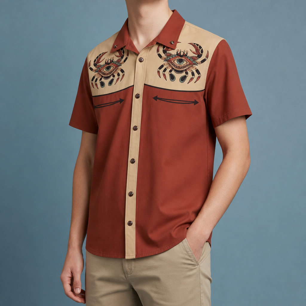 Palamos Astronaut Cowboy Western Shirt