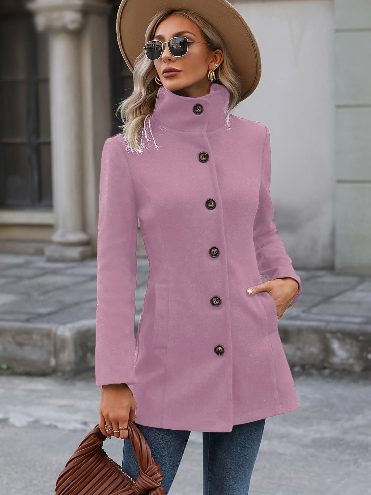 Women's Waist-Defined Trench Coat | Mid-Length