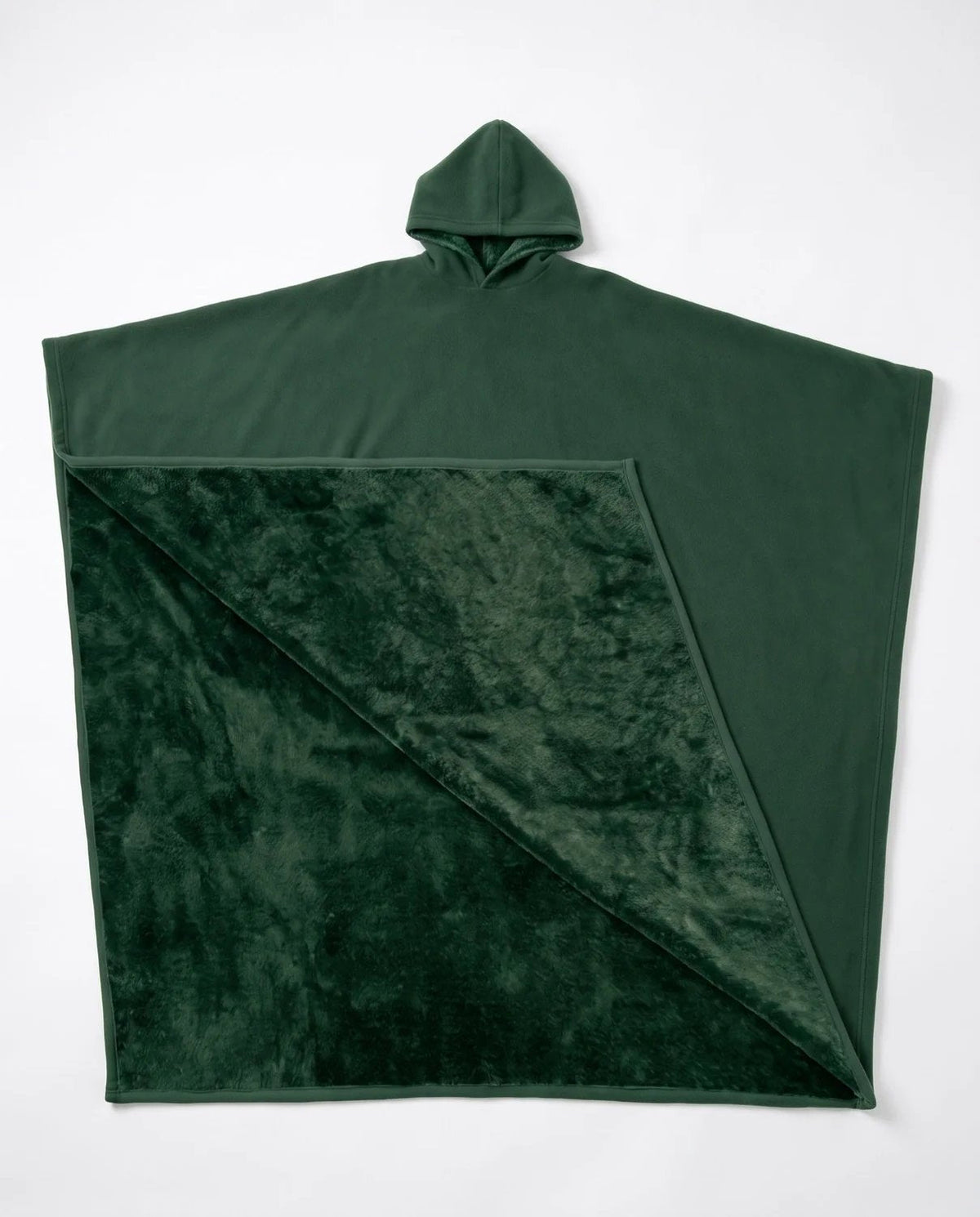 Hazel | Oversized Hooded Blanket in Forest Green