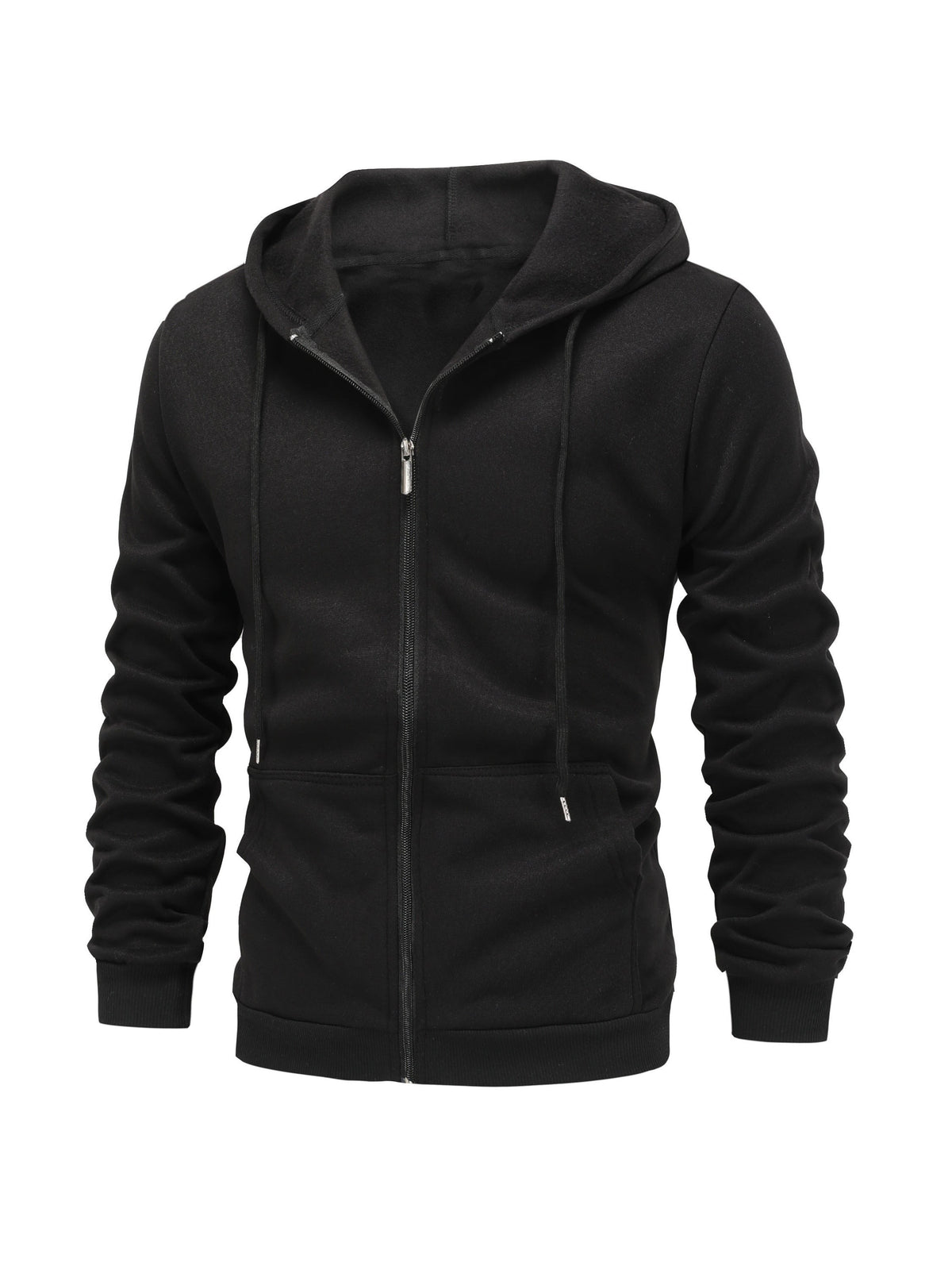 FLEECE LINED ZIP HOODIE FOR MEN