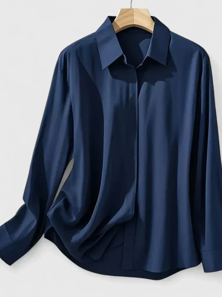 Women's Shirt with Button Front for Office Wear